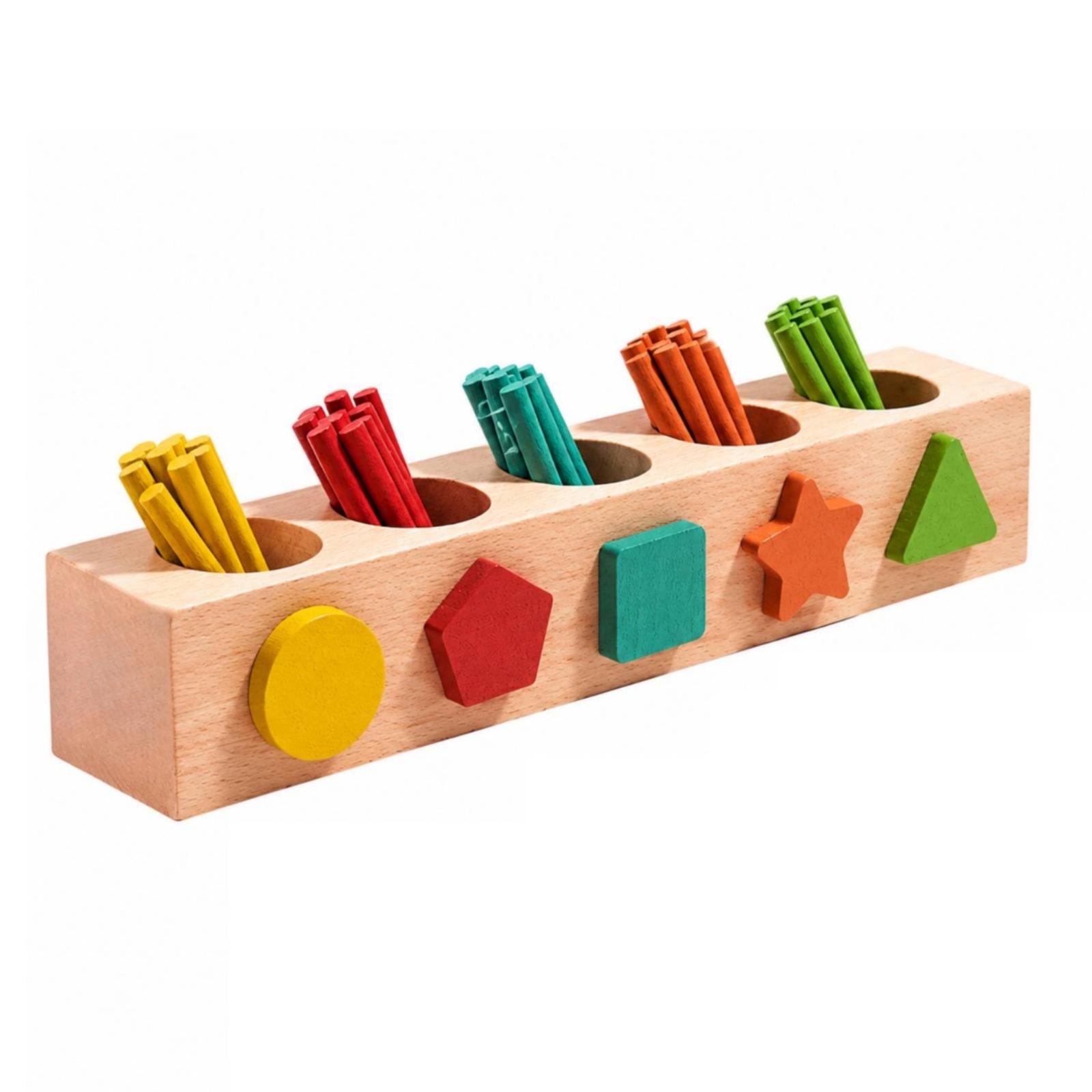 子供向けの木製知育玩具。モンテッソーリ教育に基づいた、数字を - Kids Education Number のレビューと価格