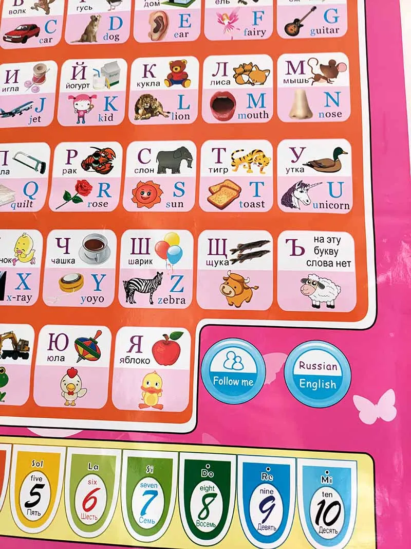 ロシア語の言語の電子赤ちゃんのアルファベット,赤ちゃんのため - Abc Kids Early Education のレビューと価格