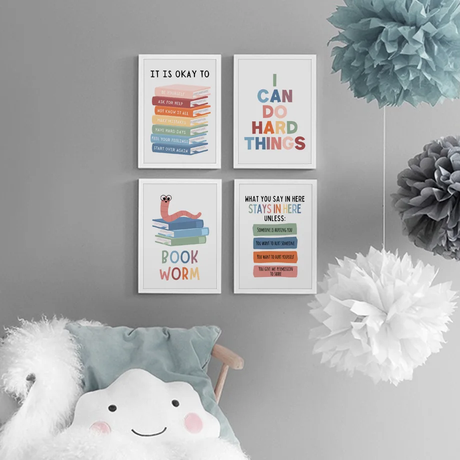 英語教育に関する名言、モチベーションを高める教室用ポスター、 - Kids Education Motivation のレビューと価格