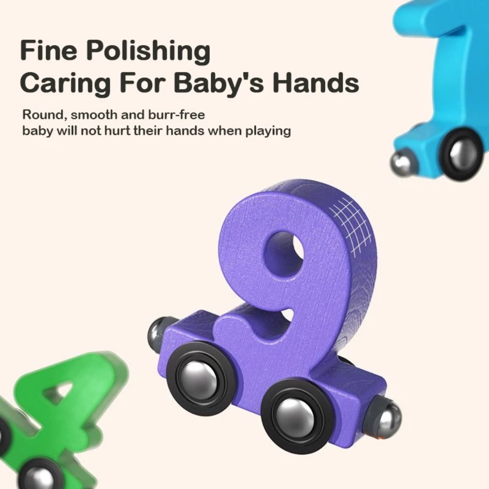 1 セット 0-10 数字デジタル列車おもちゃカラフルな磁気 - Kids Education Number のレビューと価格