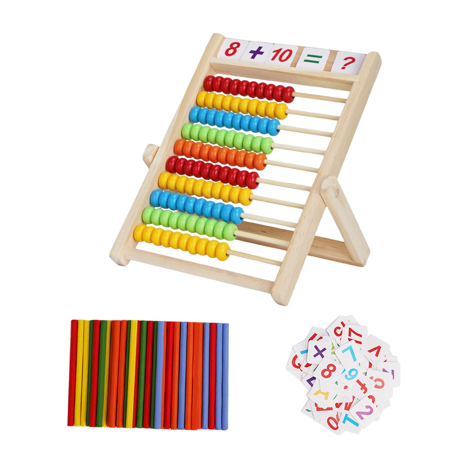 知育玩具 木製そろばん 数遊びフレーム 3歳児向け モンテッ - Kids Education Number のレビューと価格