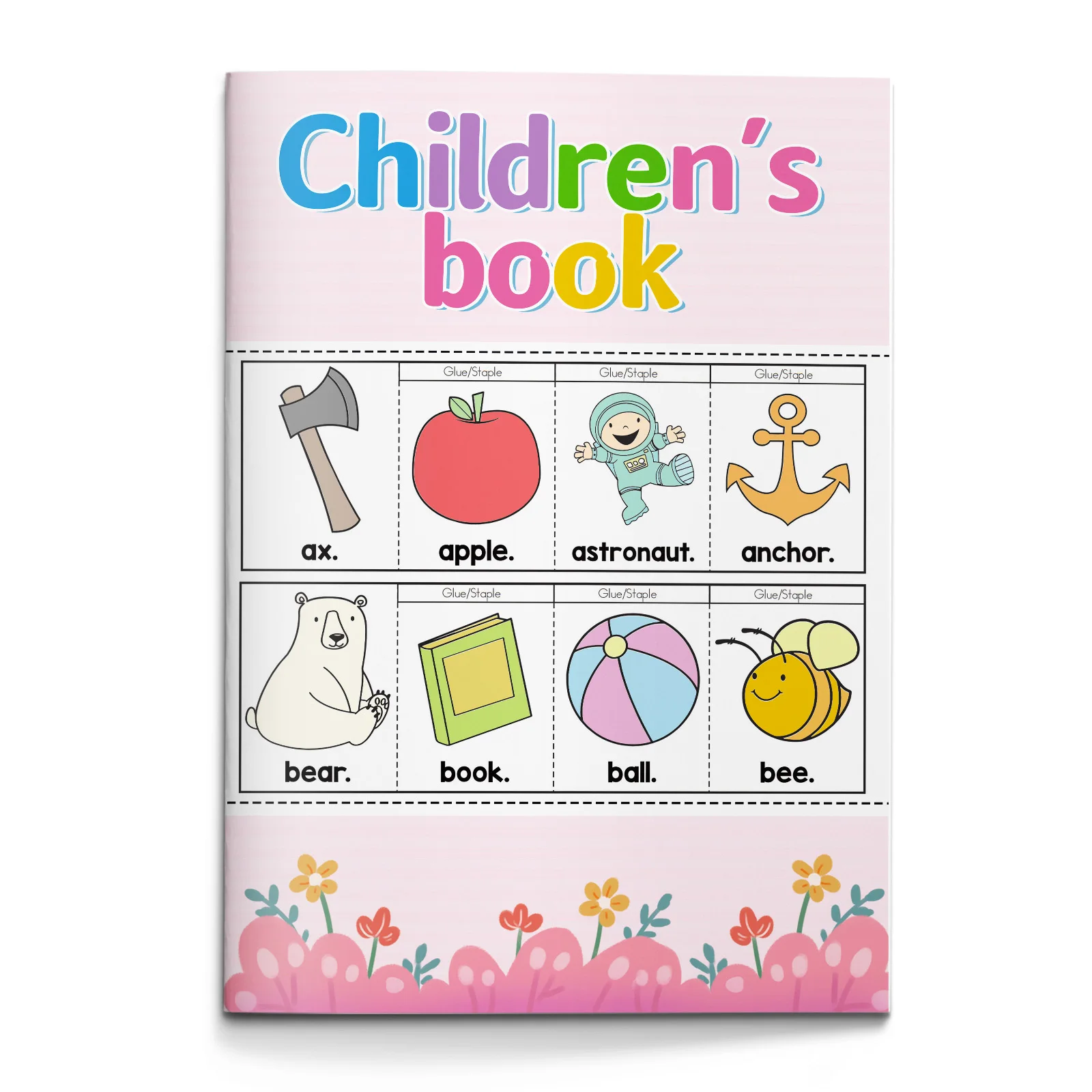 子供向け英語単語塗り絵ワークブック。かわいい漫画のイラストを - Kids Education Activities のレビューと価格