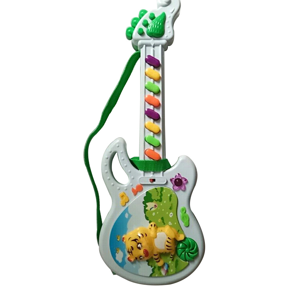 電子ギター、楽器、漫画風の動物デザイン、幼児向けの童謡、早期 - Kids Education Rhymes のレビューと価格
